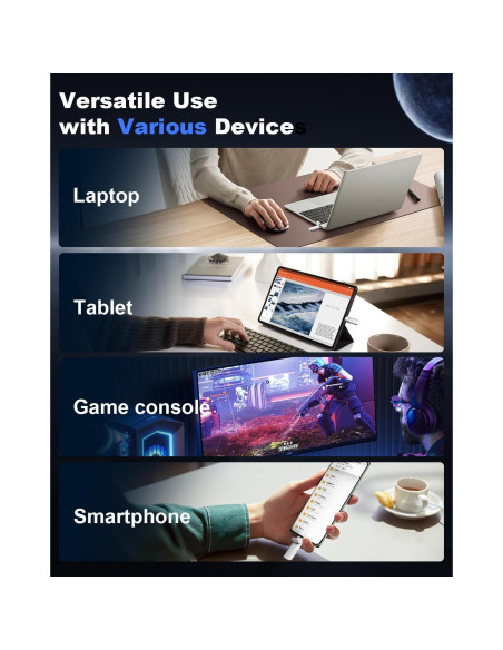 SSD Externo Portátil Orlian 64GB USB 3.2 Tipo C y A