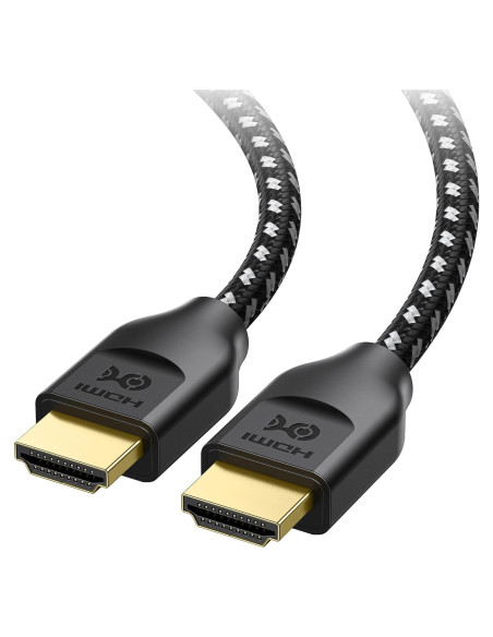 Cable HDMI 8K Trenzado Cable Matters 2m 48Gbps HDR Negro
