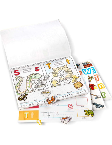 Almohadilla de Actividades Melissa & Doug Alfabeto 250 Stickers