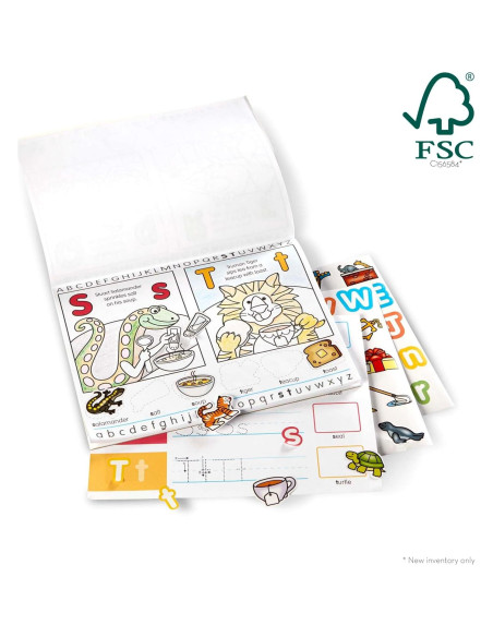 Almohadilla de Actividades Melissa & Doug Alfabeto 250 Stickers