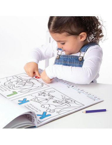 Almohadilla de Actividades Melissa & Doug Alfabeto 250 Stickers