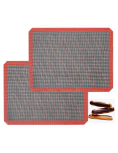 Tapetes de Hornear de Silicona AMYONE 30x40cm 2 PCS Antiadherentes