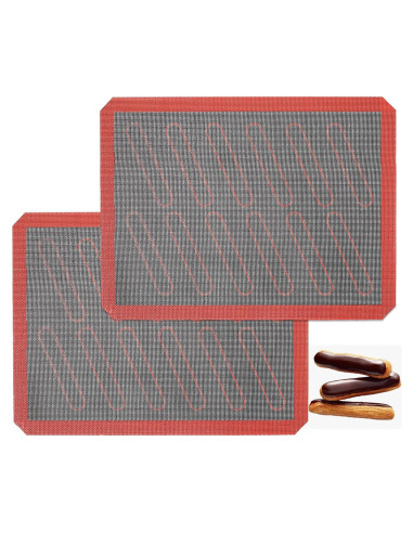 Tapetes de Hornear de Silicona AMYONE 30x40cm 2 PCS Antiadherentes