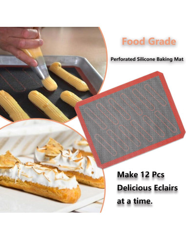 Tapetes de Hornear de Silicona AMYONE 30x40cm 2 PCS Antiadherentes