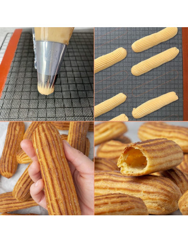 Tapetes de Hornear de Silicona AMYONE 30x40cm 2 PCS Antiadherentes