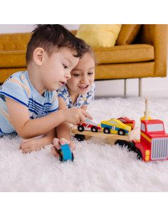 Juego de Carga de Autos Magnéticos Melissa & Doug 4 Autos 2