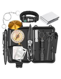 Kit de Supervivencia Alritz 12 en 1 para Camping y Emergencias
