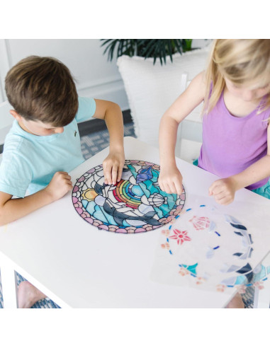 Kit de Manualidades Vidrio Templado Melissa & Doug Delfines