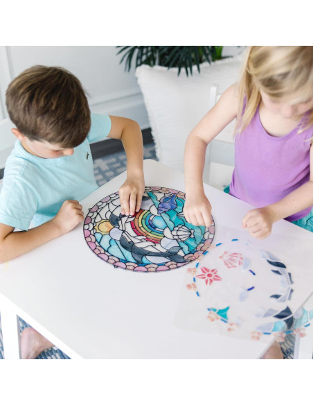 Kit de Manualidades Vidrio Templado Melissa & Doug Delfines