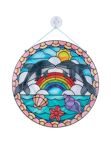 Kit de Manualidades Vidrio Templado Melissa & Doug Delfines