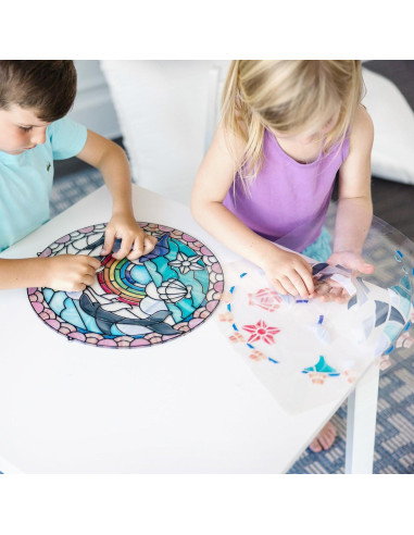 Kit de Manualidades Vidrio Templado Melissa & Doug Delfines