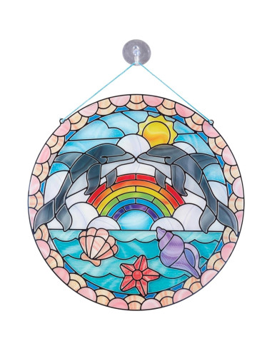 Kit de Manualidades Vidrio Templado Melissa & Doug Delfines