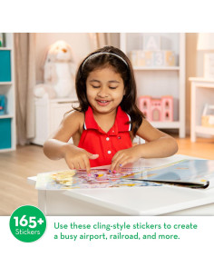 Almohadilla de Calcomanías Reutilizables Melissa & Doug Vehículos 2