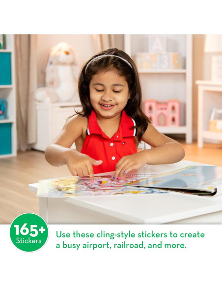 Almohadilla de Calcomanías Reutilizables Melissa & Doug Vehículos