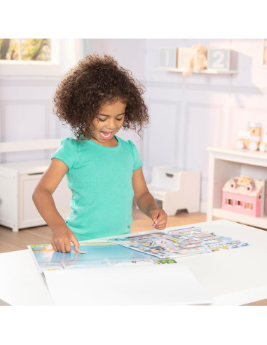 Almohadilla de Calcomanías Reutilizables Melissa & Doug Vehículos