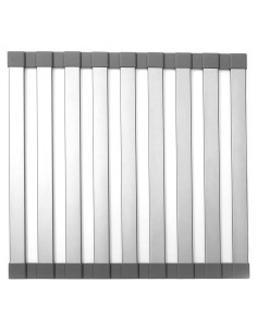 Estante de Secado de Platos Plegable Mistifi 45.7 cm Negro