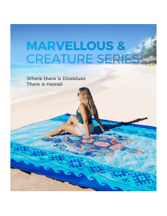 Manta de Playa OCOOPA Extra Grande 300x280 cm Impermeable 2