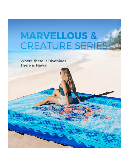 Manta de Playa OCOOPA Extra Grande 300x280 cm Impermeable