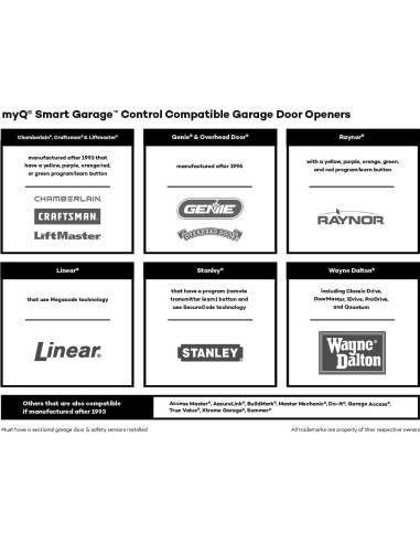 Control de Garaje Inteligente LiftMaster myQ 821LMC-S - Blanco