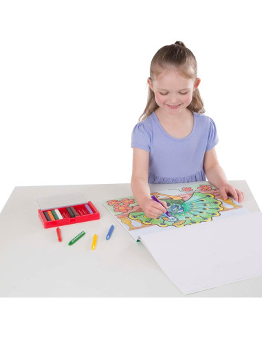 Bloc de Colorear Melissa & Doug - Animales 50 Imágenes