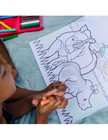 Bloc de Colorear Melissa & Doug - Animales 50 Imágenes