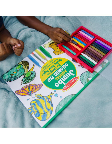 Bloc de Colorear Melissa & Doug - Animales 50 Imágenes