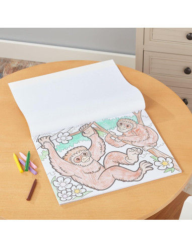 Bloc de Colorear Melissa & Doug - Animales 50 Imágenes