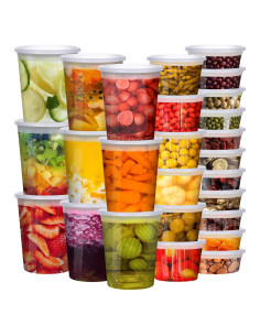 Contenedores Deli VIVIGU 48 Juegos 0.24-0.95 L A Prueba de Fugas