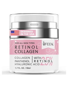 Hidratante Facial UFEEK 50 ml con Retinol y Colágeno
