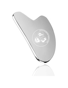 Herramienta Gua Sha de Acero Inoxidable ABC para la Cara