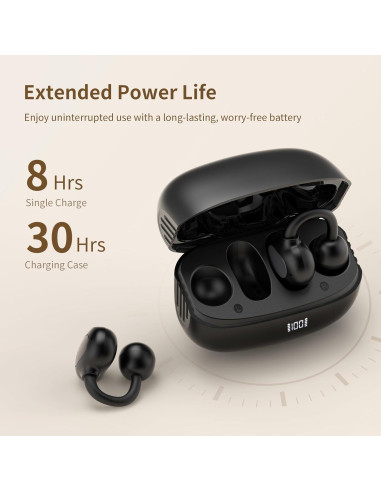 Auriculares Bluetooth PSIER EP20 Conducción Ósea 30H IPX5