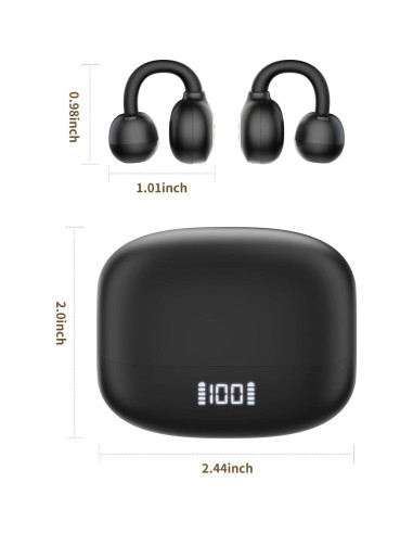 Auriculares Bluetooth PSIER EP20 Conducción Ósea 30H IPX5
