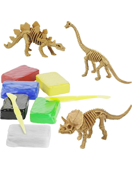 Kit de Manualidades Dan&Darci - Modela 4 Dinosaurios Kit de Manualidades Dan&Darci - Modela 4 Dinosaurios