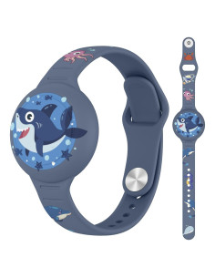 Pulsera Impermeable para AirTag Niños Vanjua Azul Tiburón