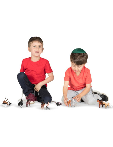 Caballos Coleccionables Melissa & Doug - 12 Figuras en Establo