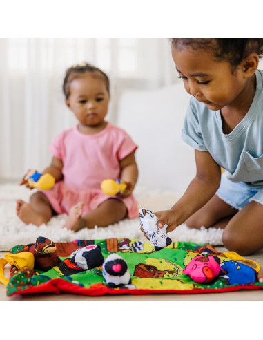 Alfombra de Juego Melissa & Doug 9 Animales Plegable 11x31 cm