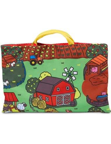 Alfombra de Juego Melissa & Doug 9 Animales Plegable 11x31 cm