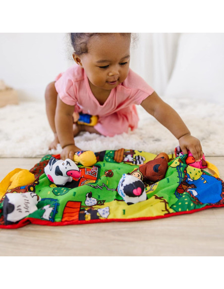 Alfombra de Juego Melissa & Doug 9 Animales Plegable 11x31 cm