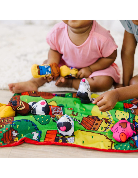 Alfombra de Juego Melissa & Doug 9 Animales Plegable 11x31 cm