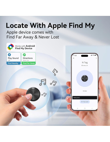 Rastreador Bluetooth Inteligente GLOBELEC 4Pack Android