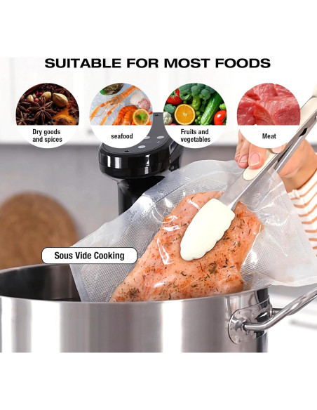 Sellador de Vacío Manual RAIN SPIRIT con 10 Bolsas Reutilizables