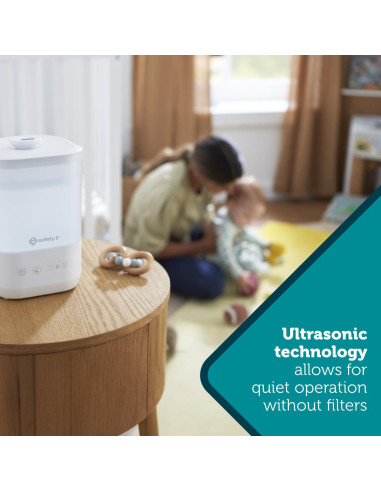 Humidificador Ultrasónico Safety 1st Comforting Top-Fill Blanco