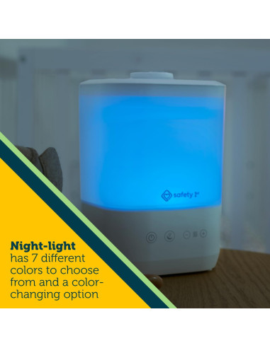Humidificador Ultrasónico Safety 1st Comforting Top-Fill Blanco