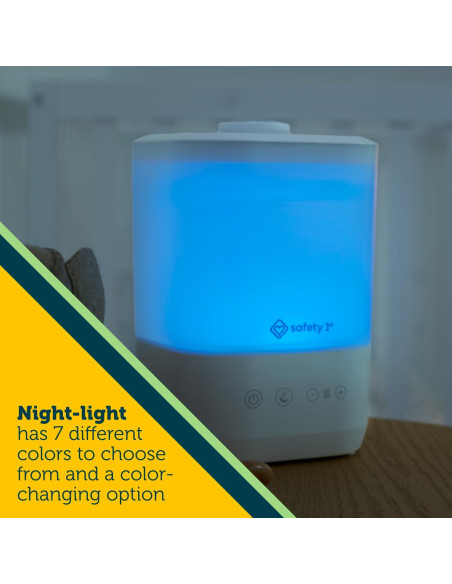 Humidificador Ultrasónico Safety 1st Comforting Top-Fill Blanco