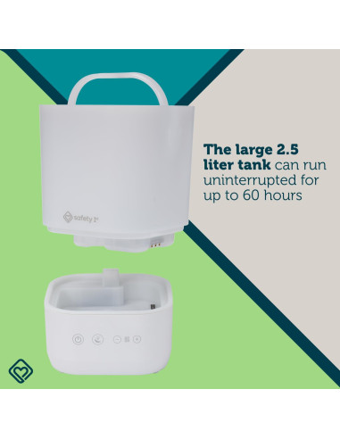 Humidificador Ultrasónico Safety 1st Comforting Top-Fill Blanco