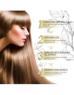 Aceite Natural Carvenchi Vegano para Crecimiento del Cabello 60g 2