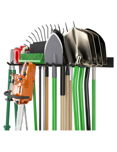 Organizador de herramientas Godboat, 2 estantes, 4 ganchos, 99.8 kg