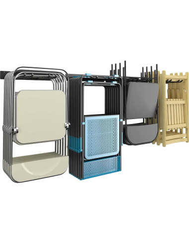 Organizador de herramientas Godboat, 2 estantes, 4 ganchos, 99.8 kg