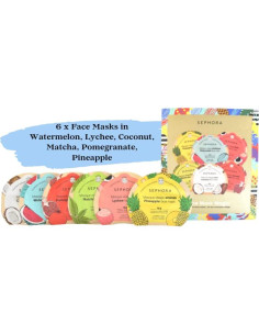 Máscara Facial SEPHORA Deseándote - Sandía, Lichi, Coco, Matcha, Granada, Piña 2