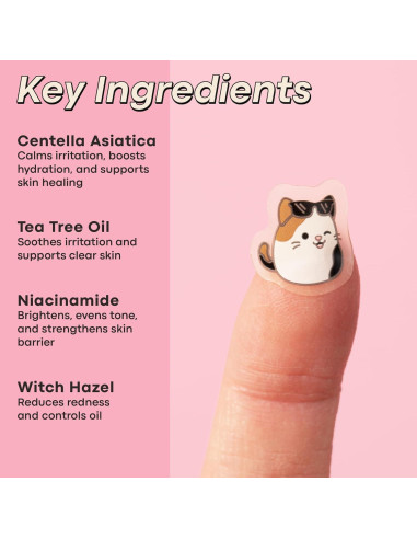 Parches para Imperfecciones Tonymoly x Squishmallows, 36 Unidades